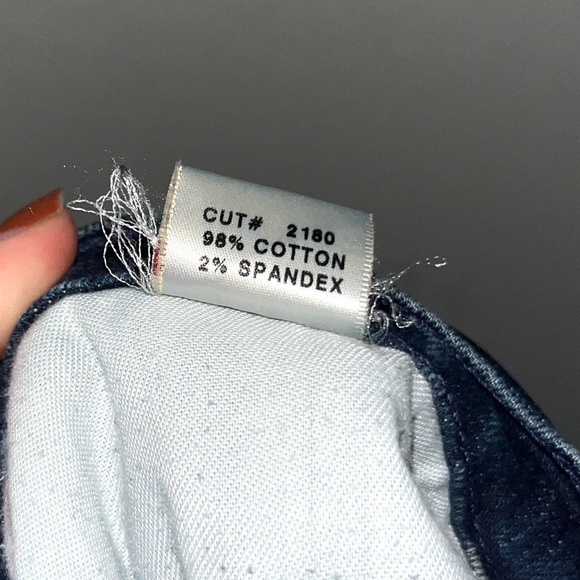 J BRAND Cigarette Leg Low Rise Blue Jeans Size 28 - Picture 3 of 10